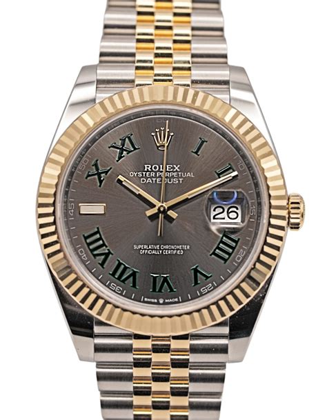 rolex datejust with fluted bezel|Rolex Datejust 41 Wimbledon jubilee.